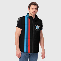 Мужской жилет BMW, цвет: 3D-светло-серый — фото 2