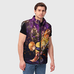 Мужской жилет KIMETSU NO YAIBA, цвет: 3D-светло-серый — фото 2