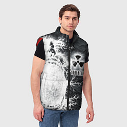 Мужской жилет Сталкер, цвет: 3D-красный — фото 2