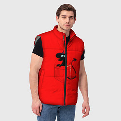 Мужской жилет Disenchantment, цвет: 3D-светло-серый — фото 2