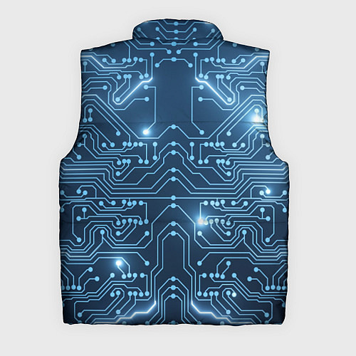 Мужской жилет Системная плата / 3D-Красный – фото 2