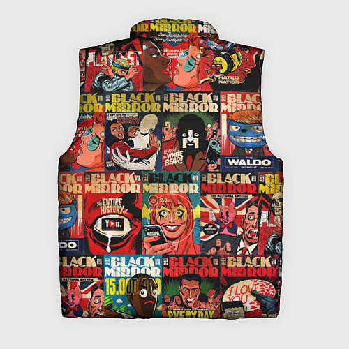 Мужской жилет ЧЕРНОЕ ЗЕРКАЛО / 3D-Черный – фото 2