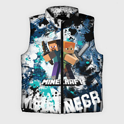 Мужской жилет Minecraft Майнкрафт, цвет: 3D-черный