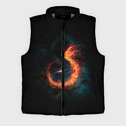 Мужской жилет Космический Феникс, цвет: 3D-светло-серый
