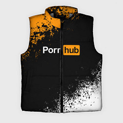 Мужской жилет PORNHUB, цвет: 3D-светло-серый