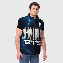 Мужской жилет BTS, цвет: 3D-черный — фото 2