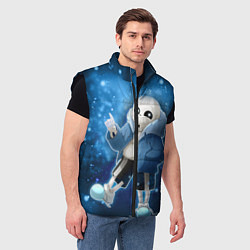 Мужской жилет UNDERTALE, цвет: 3D-черный — фото 2
