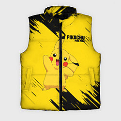 Мужской жилет PIKACHU: PIKA PIKA, цвет: 3D-черный