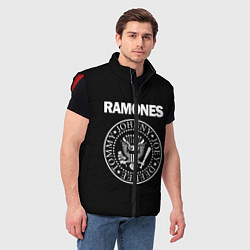 Мужской жилет RAMONES, цвет: 3D-красный — фото 2