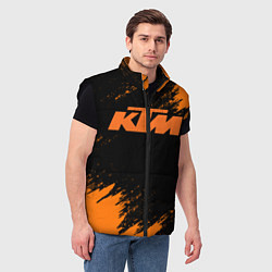 Мужской жилет KTM, цвет: 3D-черный — фото 2