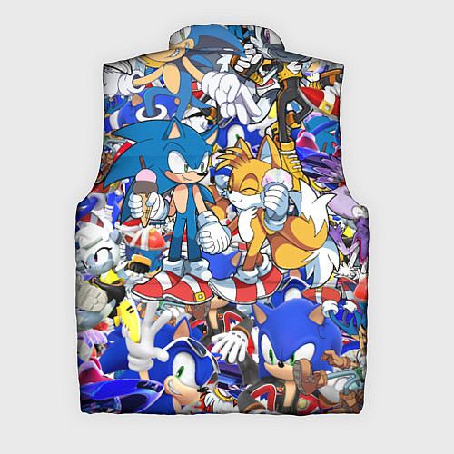 Мужской жилет SONIC PATTERN / 3D-Красный – фото 2