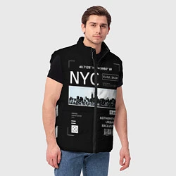 Мужской жилет Off-White: NYC, цвет: 3D-черный — фото 2