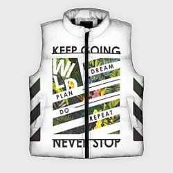 Мужской жилет Off-White: Keep Going, цвет: 3D-черный