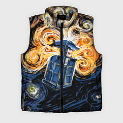 Мужской жилет Van Gogh Tardis, цвет: 3D-черный