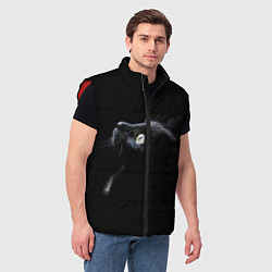 Мужской жилет Кот, цвет: 3D-красный — фото 2