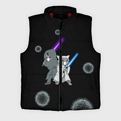 Мужской жилет Котики vs Вирус, цвет: 3D-красный