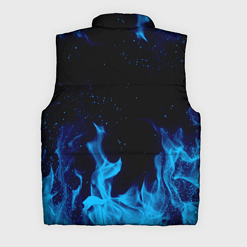 Мужской жилет СИНИЙ ОГОНЬ / 3D-Черный – фото 2