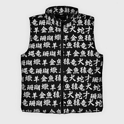 Мужской жилет ИЕРОГЛИФЫ, цвет: 3D-черный