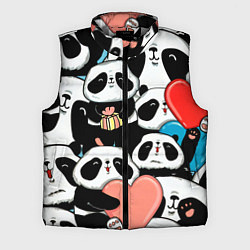 Мужской жилет Панды, цвет: 3D-светло-серый