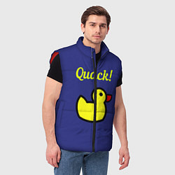 Мужской жилет Уточка, цвет: 3D-красный — фото 2