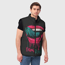 Мужской жилет Falling in Reverse, цвет: 3D-черный — фото 2