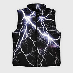 Мужской жилет Молния, цвет: 3D-черный