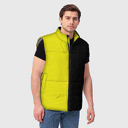 Мужской жилет BLACK YELLOW, цвет: 3D-светло-серый — фото 2