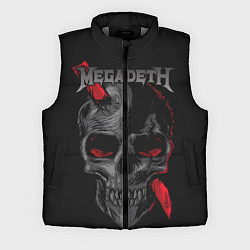 Мужской жилет Megadeth, цвет: 3D-светло-серый