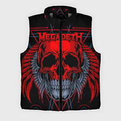 Мужской жилет Megadeth, цвет: 3D-светло-серый