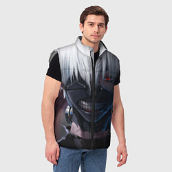 Мужской жилет TOKYO GHOUL, цвет: 3D-светло-серый — фото 2