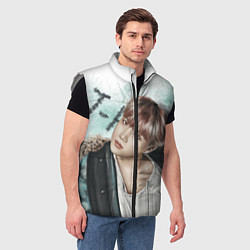 Мужской жилет BTS, цвет: 3D-светло-серый — фото 2