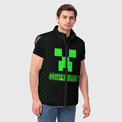 Мужской жилет Minecraft, цвет: 3D-светло-серый — фото 2