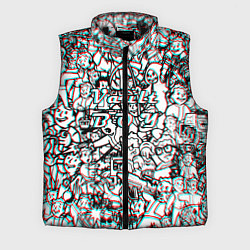 Мужской жилет Vault Boy красныйсиний, цвет: 3D-черный