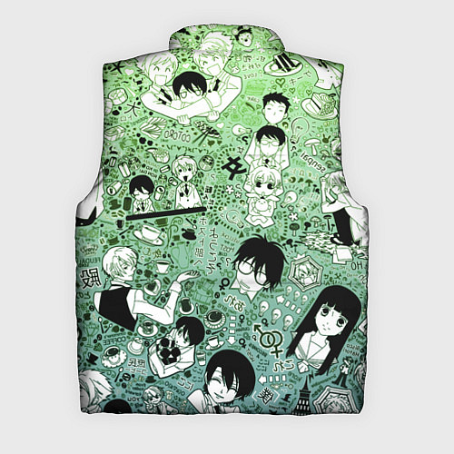 Мужской жилет Anime / 3D-Светло-серый – фото 2