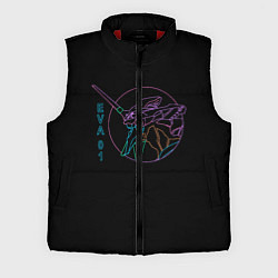Мужской жилет Eva 01, Vaporwave, Evangelion