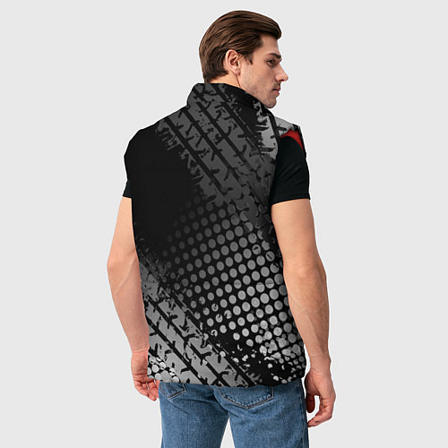 Мужской жилет Subaru / 3D-Красный – фото 4