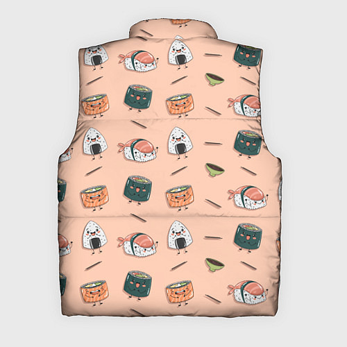 Мужской жилет Суши / 3D-Красный – фото 2