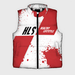 Мужской жилет HLS - здоровый образ жизни, цвет: 3D-черный