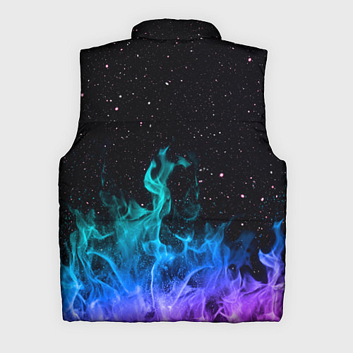 Мужской жилет Перламутровый огонь / 3D-Черный – фото 2