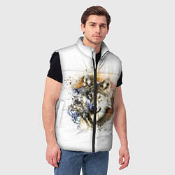 Мужской жилет Wolf, цвет: 3D-черный — фото 2
