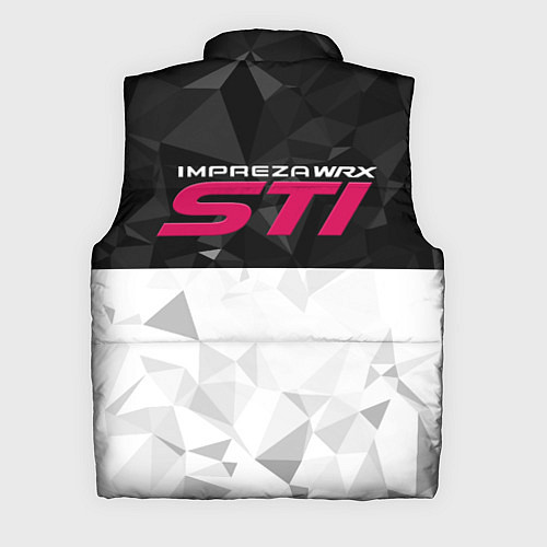 Мужской жилет SUBARU WRX STI спина Z / 3D-Красный – фото 2