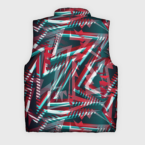 Мужской жилет Glitch микс / 3D-Светло-серый – фото 2
