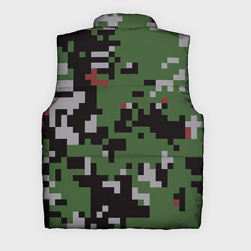Мужской жилет Minecraft / 3D-Красный – фото 2