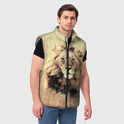 Мужской жилет Lion King, цвет: 3D-светло-серый — фото 2