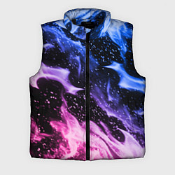 Мужской жилет НЕОНОВЫЙ ОГОНЬ, цвет: 3D-черный