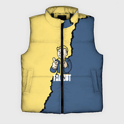 Мужской жилет Fallout logo boy, цвет: 3D-черный