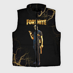 Мужской жилет Gold Midas Fortnite 2, цвет: 3D-черный