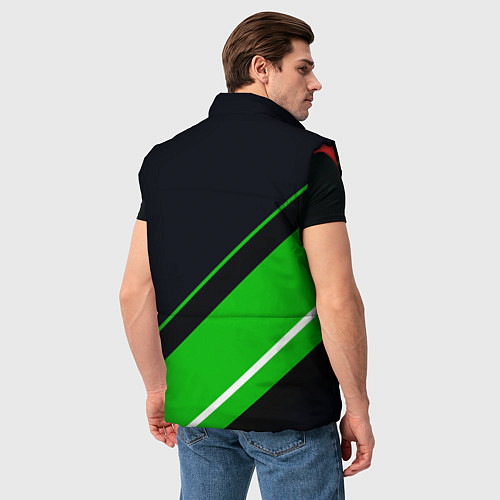 Мужской жилет SKODA / 3D-Красный – фото 4