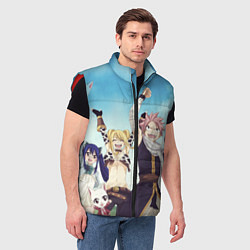 Мужской жилет FAIRY TAIL ХВОСТ ФЕИ, цвет: 3D-красный — фото 2