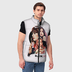 Мужской жилет Blackpink, цвет: 3D-черный — фото 2